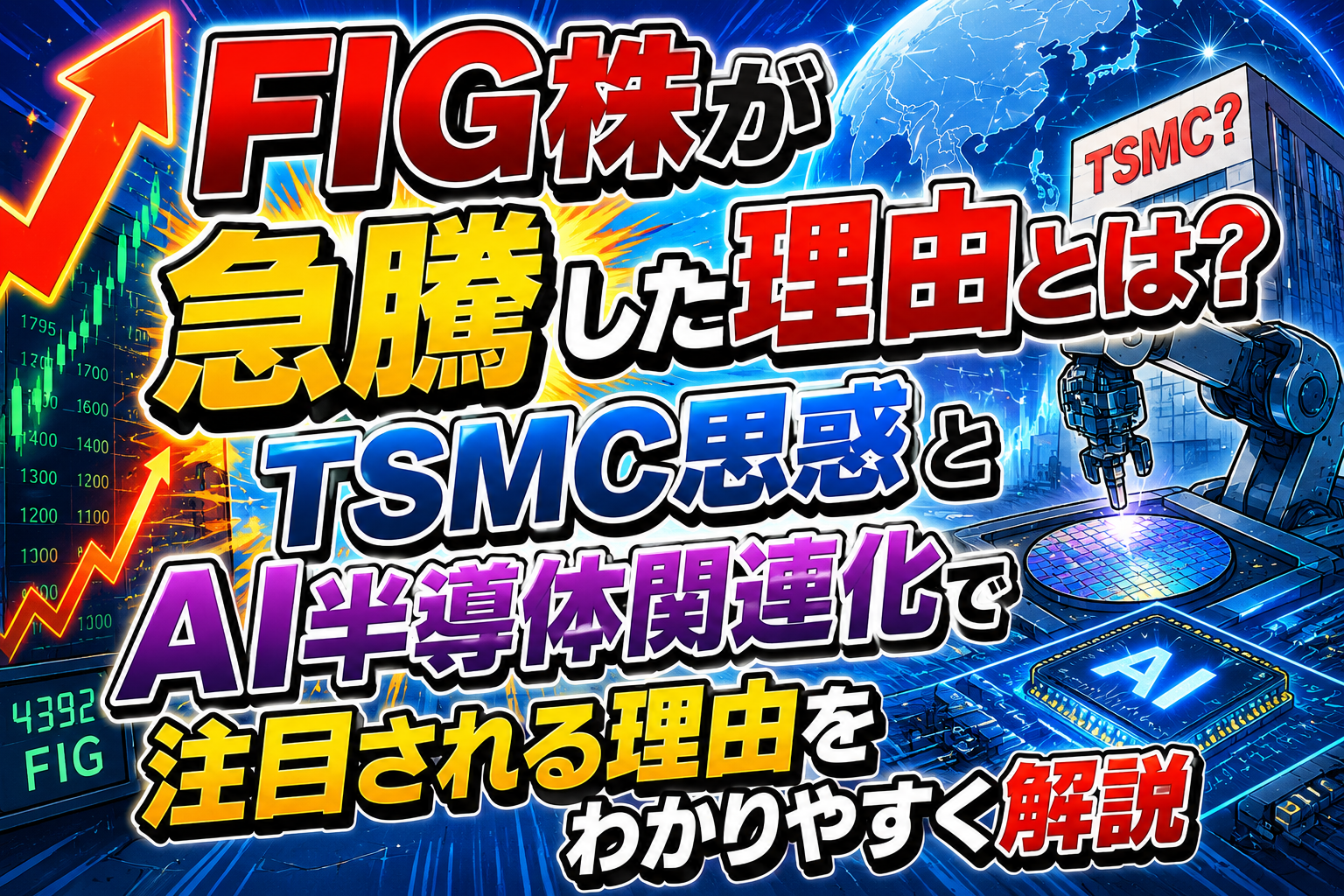 FIG株が急騰した理由とは？TSMC思惑とAI半導体関連化で注目される理由をわかりやすく解説